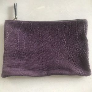 Leather clutch